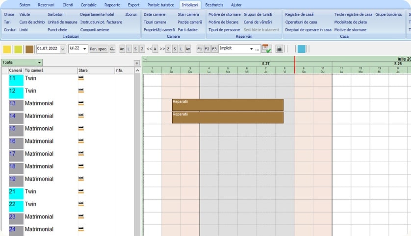 blocare camere soft hotelier vilicotel